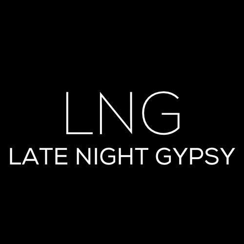Late Night Gypsy Logo in black and white.