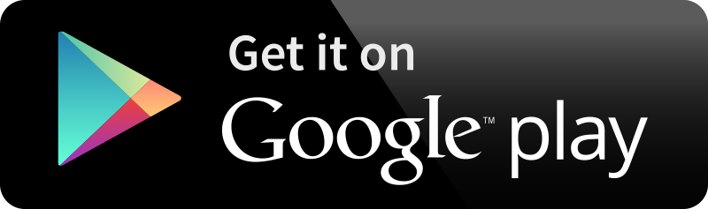 Get it on Google Play logo in black and white. Google. APP store logo