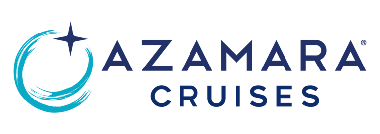 Azamara logo in light and dark blue