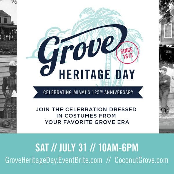 Grove Heritage Day Invitation Saturday July 31 10-6pm